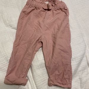 H&M Corduroy Paperbag Pants